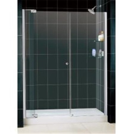 DREAMLINE DreamLine SHDR-4242728-01 Allure Shower Door for 42 to 49 Inch Width Ranges - Chrome SHDR-4242728-01